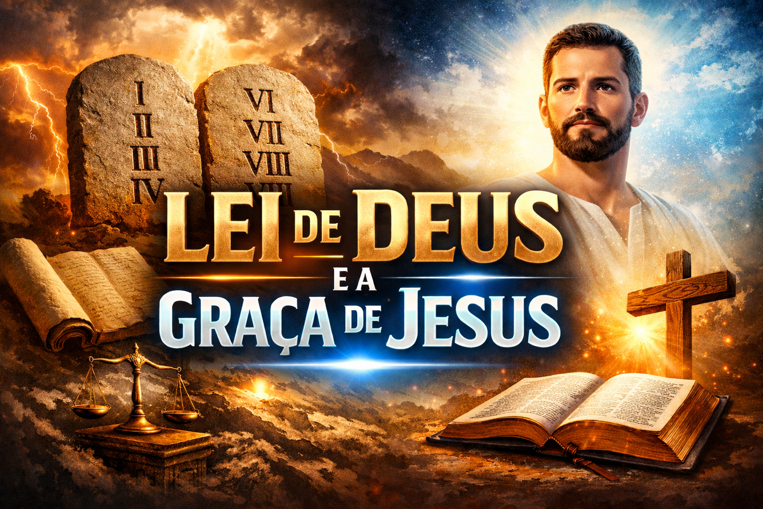 Lei de Deus e a Graça de Jesus: Diferença e Verdade Bíblica