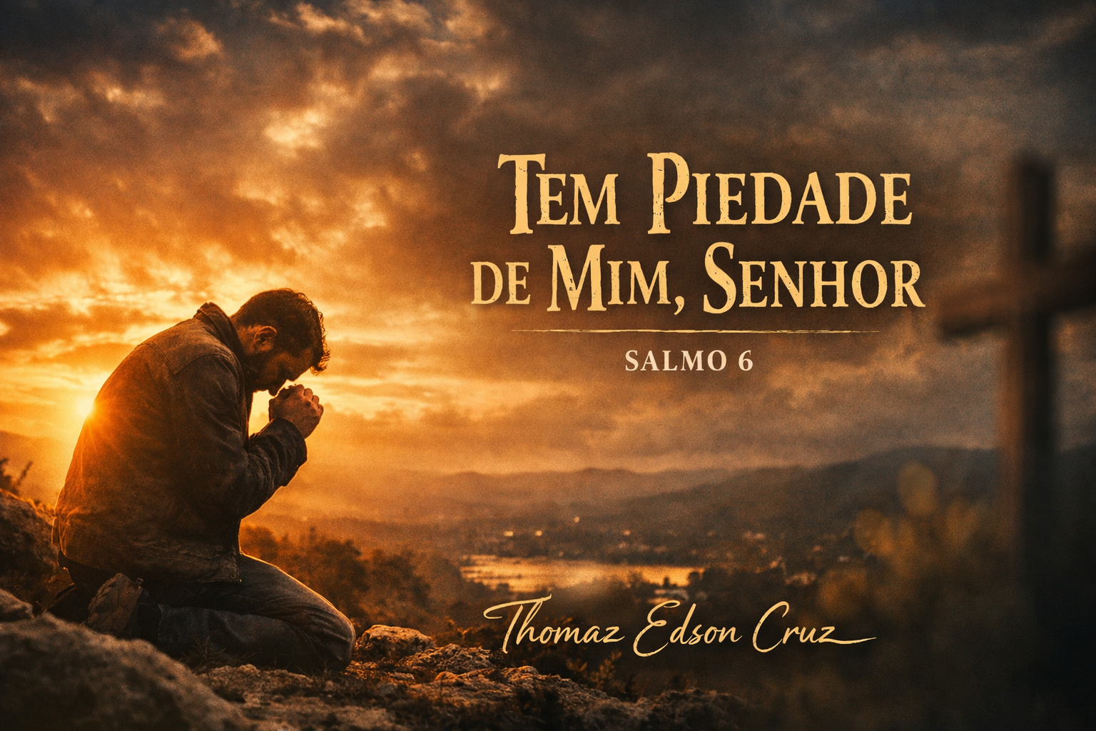 “Tem Piedade de Mim, Senhor”, uma música gospel autoral de Thomaz Edson Cruz que transmite arrependimento, fé e entrega total a Deus